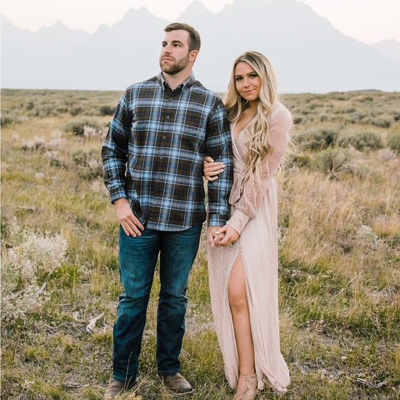 Baltic Born Abigail Sparkle Gown color champagne - Picture 3 of 6